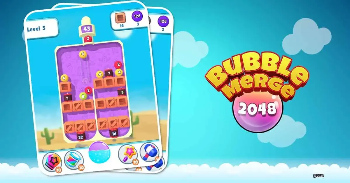 Bubble Merge 2048 - Master the Ultimate Number-Shooting Puzzle Challenge